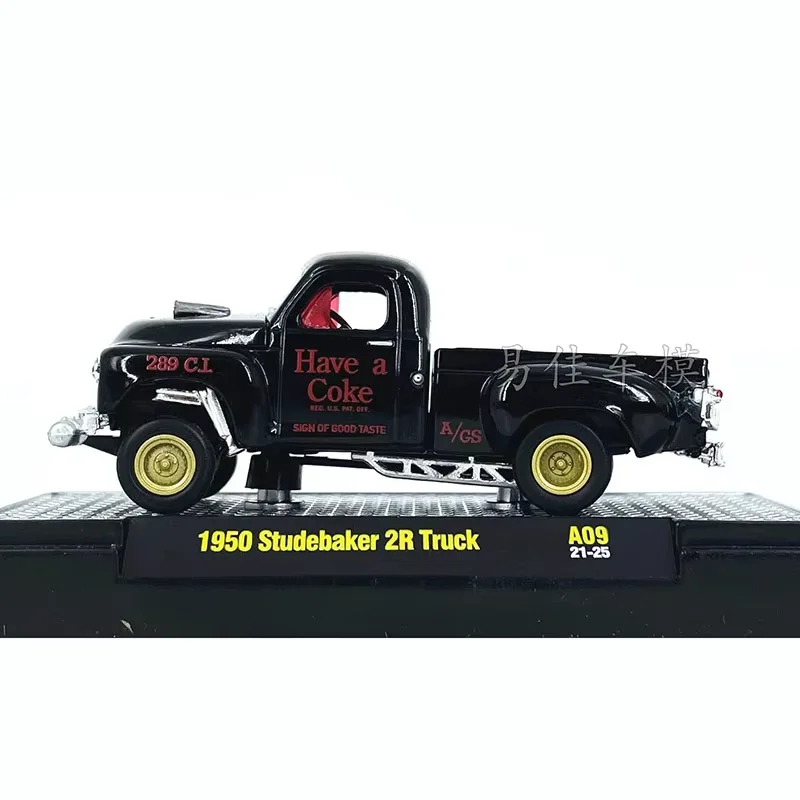 M2 1/64 1950 Studebaker 2R Truck Legering automodel Statische collectie Versierd Vakantiegeschenken Speelgoed