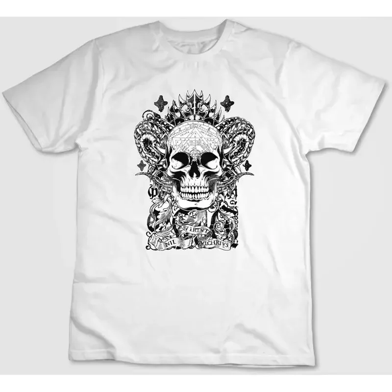 Famous Skull Figure  T Shirt Men Woman H368