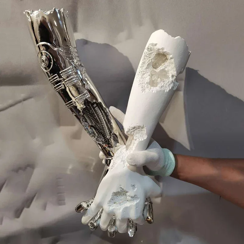 

LNordic Mechanical Hands Sculpture, Artwork Statue, Abstract Crafts Ornaments, Handicrafts Home Decoration, Fashion Creative G