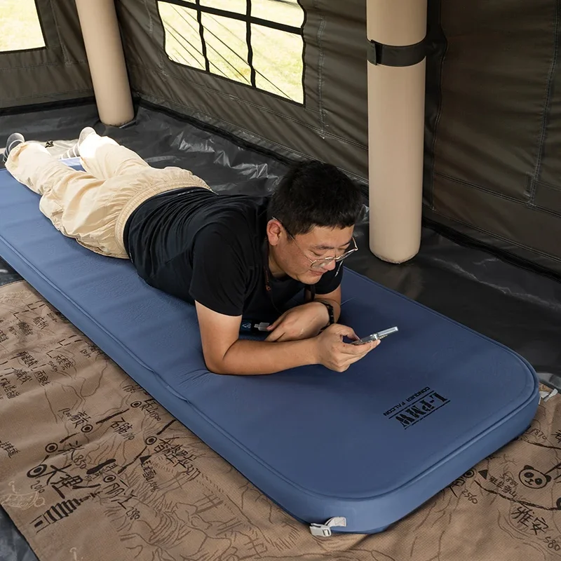 Easy Folding Inflated Air Bed Mattress Rolled Up Camping Self Inflating Bed