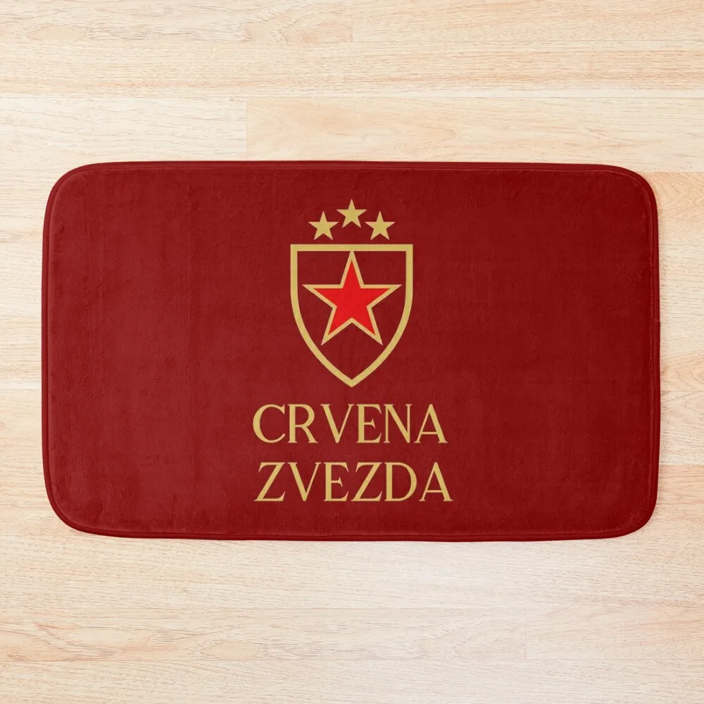 

Crvena Zvezda Gold Bath Mat House Entrance Floor Toilet Carpet Bathroom Kitchens Mat