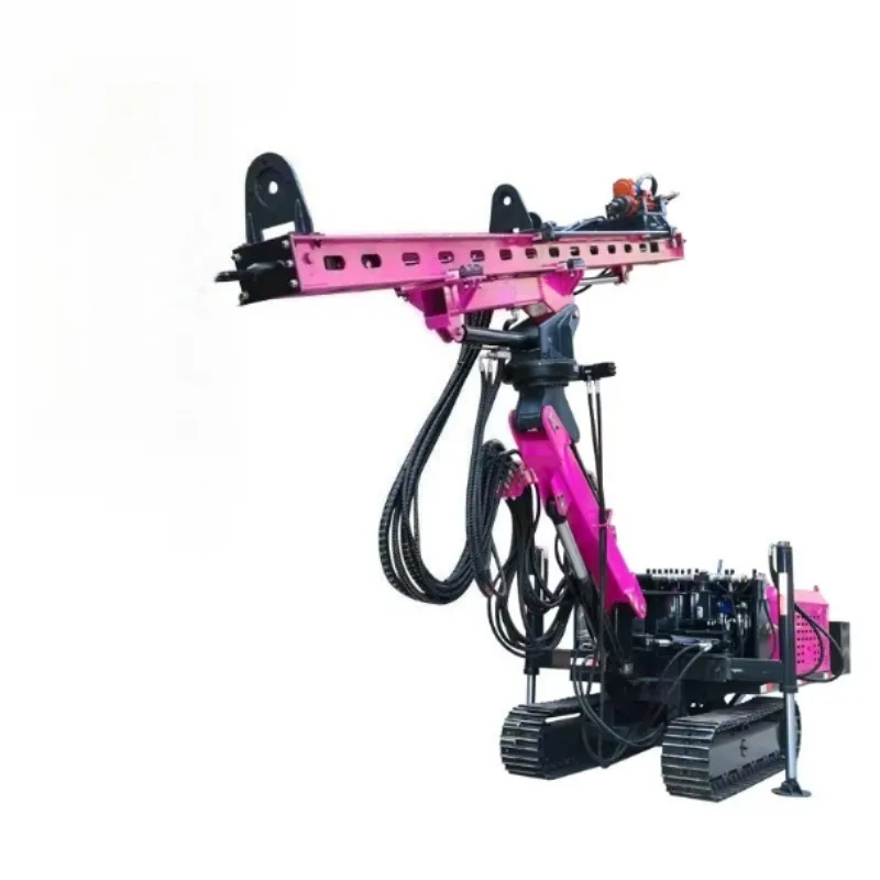 FOB Price Multifunctional Crawler Water Well Drilling Rig Widely Used In Hillside Farmland Civil Household Construction Jobs Use