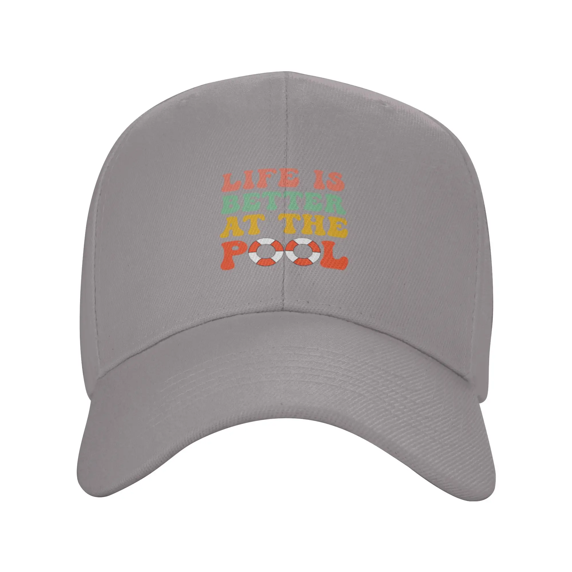 Hot Sale Pool Lover Quotes  Life is Better At the Pool   Summer Vibes Baseball Cap  Fashion Man Hat  Amusement Park Man Hat
