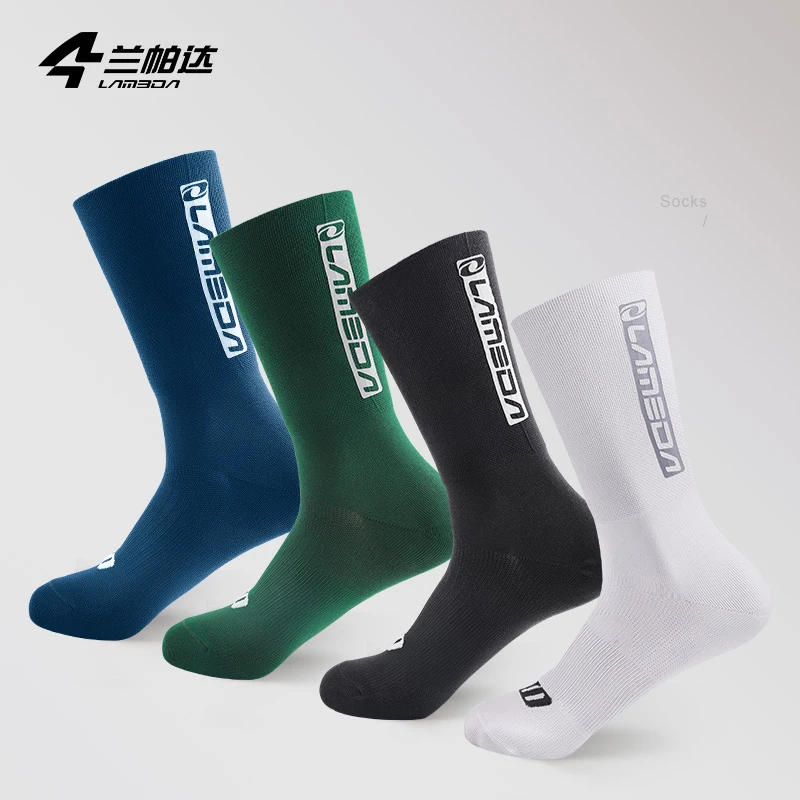 

LAMEDA Breathable reflective cycling socks for men and Women Cycling Road cycling outdoor sports socks running socks in the tub