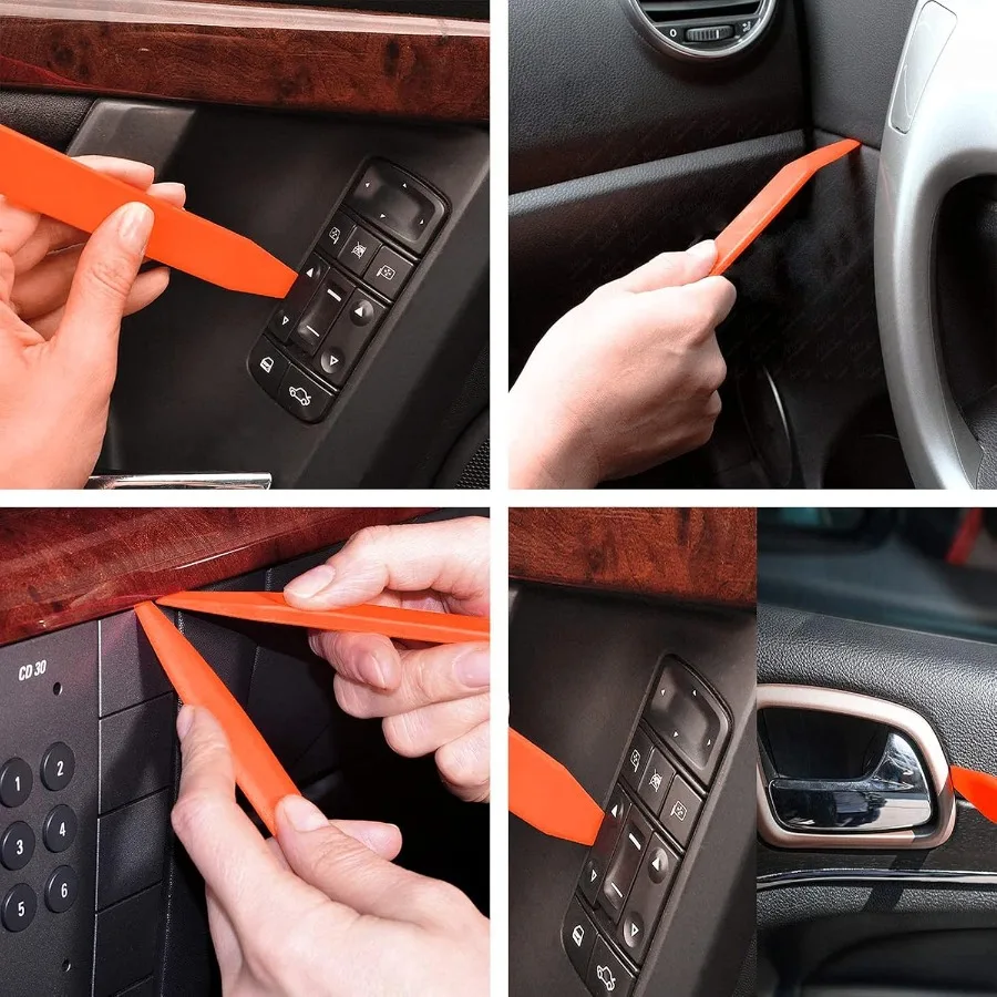 7 Pieces Staple Remover Tools Set for Upholstery Construction and Auto Car Professiol Tack and il Puller Kit for Efficiently an