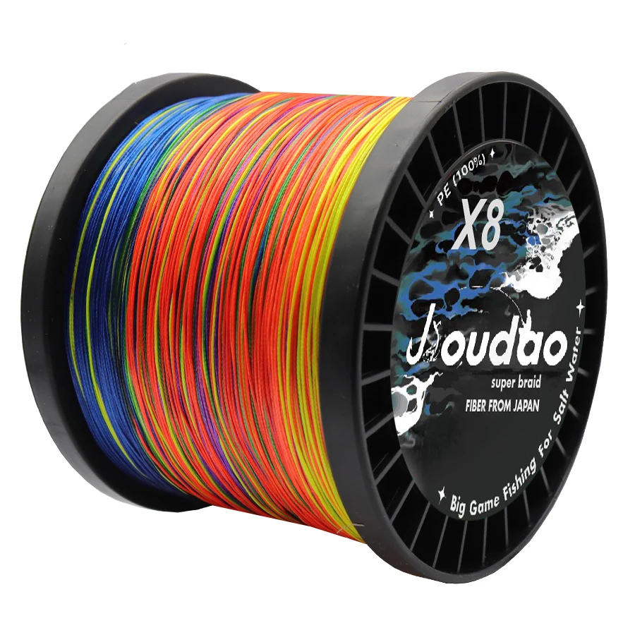 

Braided Wire 1500m 1000m Multicolor Fishing Braid for Saltwater Sea Fishing Max Drag 220LB Multi-filament 8 Strands PE Line