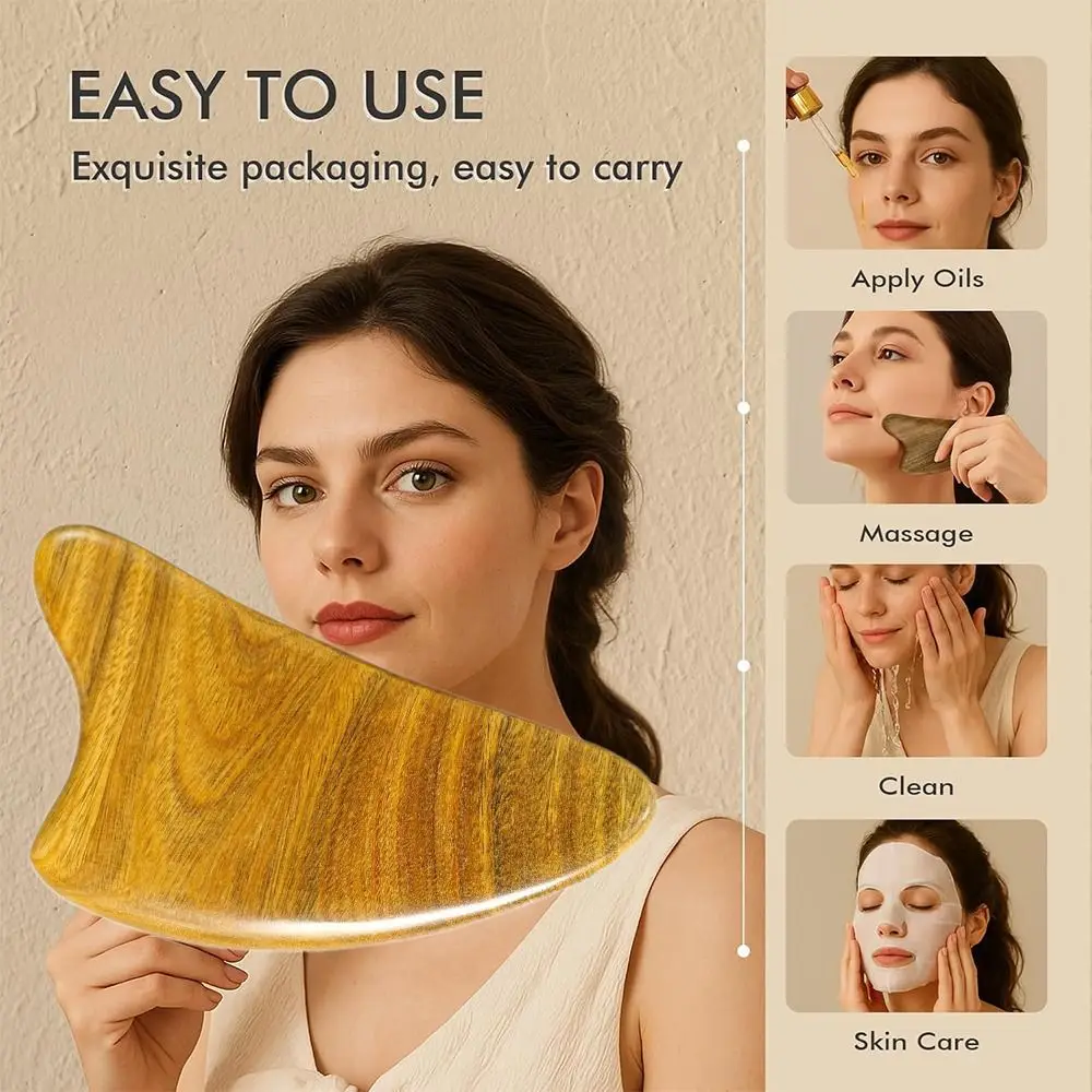 

for Lymphatic Drainage Jaw Gua Sha Tool Lifting & Anti-Aging Relieve Pain Face Massager Tool Self Care Gua Sha Tool