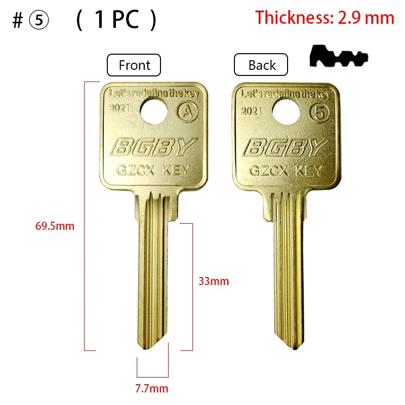 Key Blanks compatible with Medeco Locks