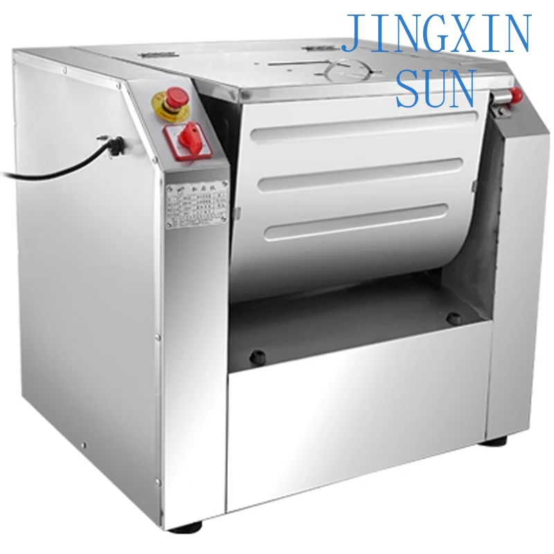 Commercial Dough Mixer 15KG/25KG Fully Automatic Dough Kneading Beating Stainless Steel 50 Large Flour Mixer