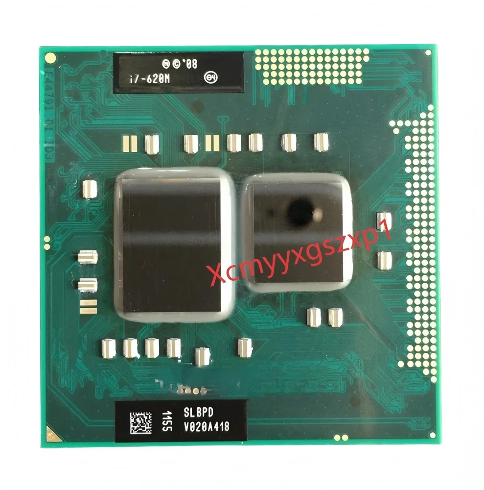 1pcs Used Core i7 620M SLBTQ mobile laptop CPU 2.66 GHz Socket G1 4MB CPU processor