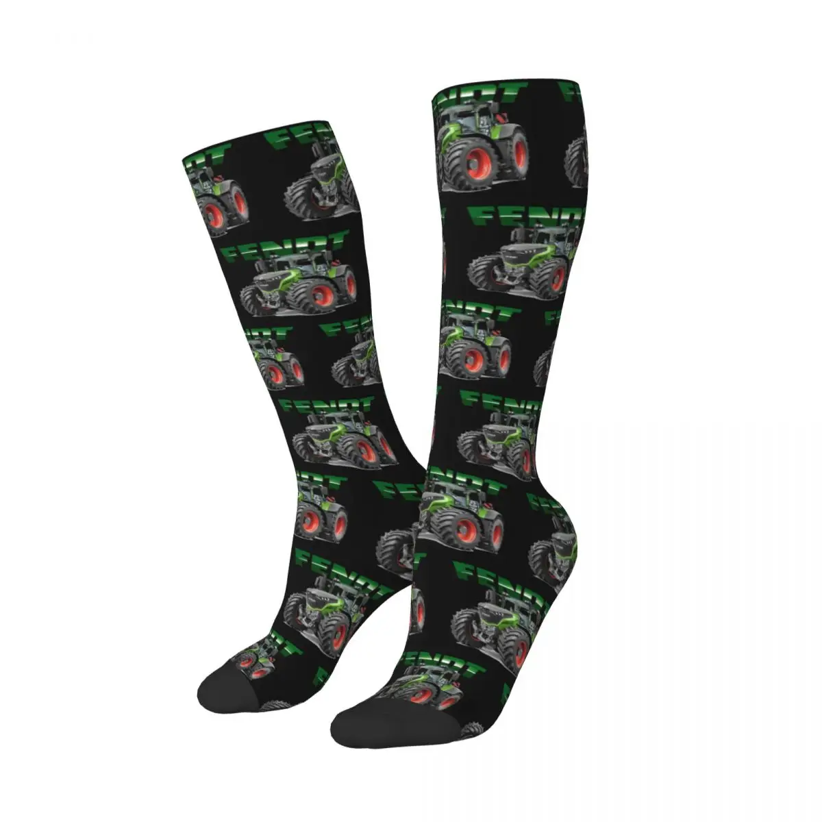 Fendt German Tractors Socks Harajuku Sweat Absorbing Stockings All Season Long Socks Accessories for Unisex Christmas Gifts