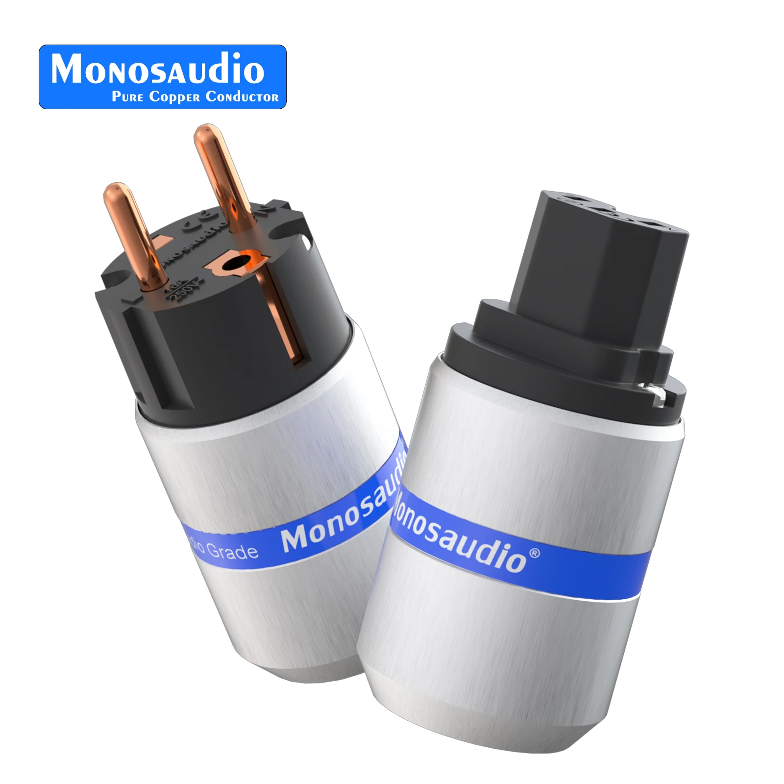 

Monosaudio 99,998% чистая медь, вилка питания европейского стандарта IEC Fonnector, разъем шнура питания E106/F106