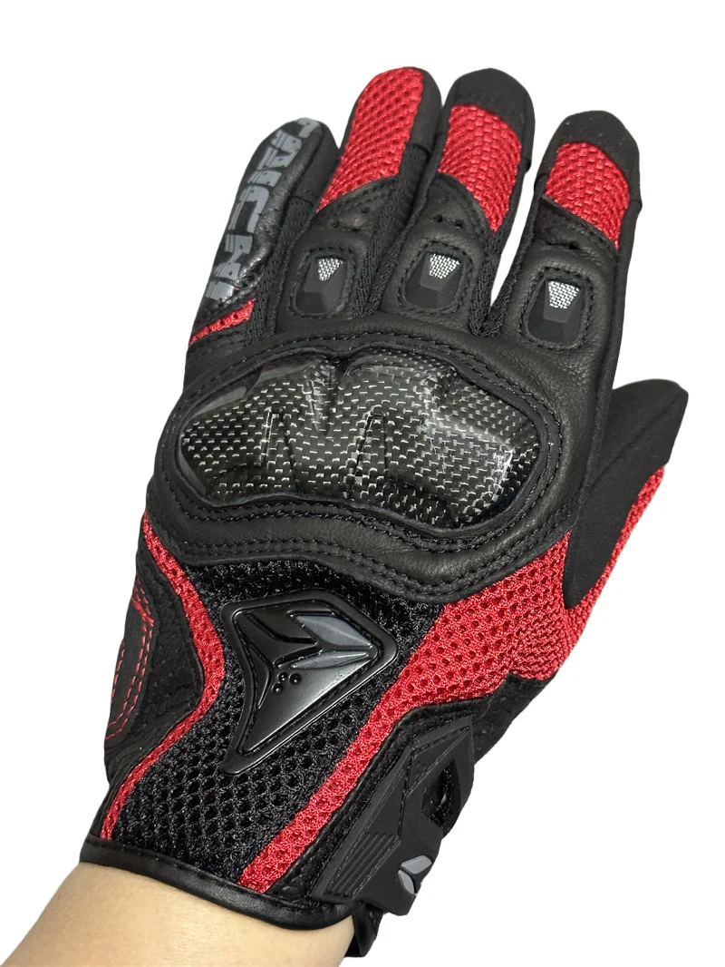 Herren-Motorradhandschuhe aus echtem Leder, RST390 391, Motocross-Rennhandschuhe, vier Jahreszeiten, Touchscreen, kompatibel mit Moto Guantes – Detail 15