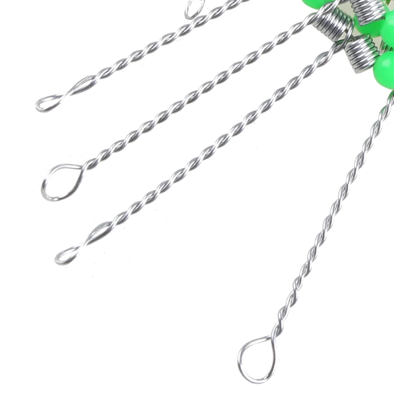 Anti-Winding Swivel String Sea Fishing Hook Steel Rigs Wire Leader Fish Hooks