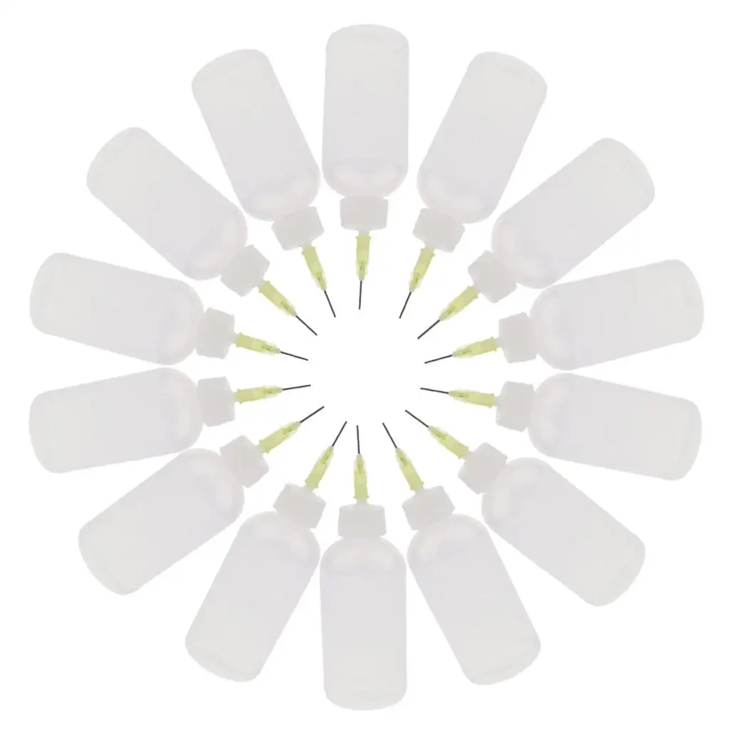 12 Pcs Bottle Applicator DIY Quilling Tool Squeeze Bottle, 50ml