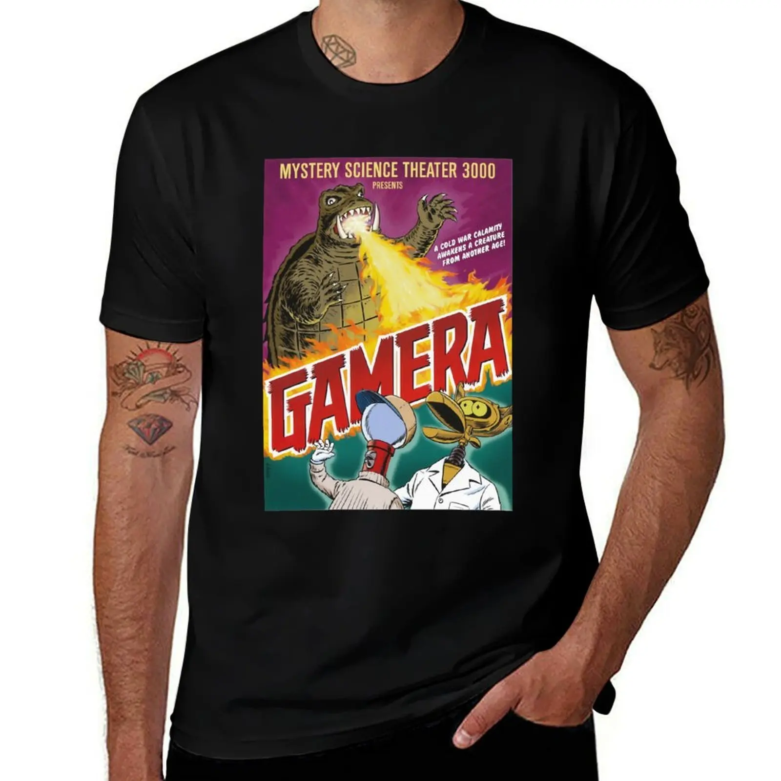

man man funny T-Shirt Gamera man - t pack shirt designer for for shirts shirts MST3K t t Classic graphic white