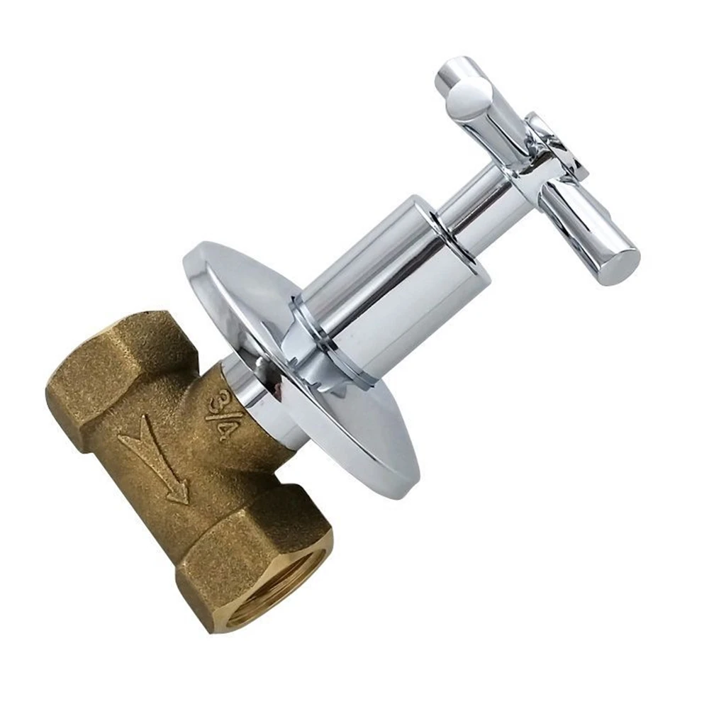 1 szt. Łazienka prysznic zimna woda zawór kranowy 1/2 '' 3/4'' miedziany zawór do wanny pojedynczy uchwyt ukryty zawór kątowy akcesoria