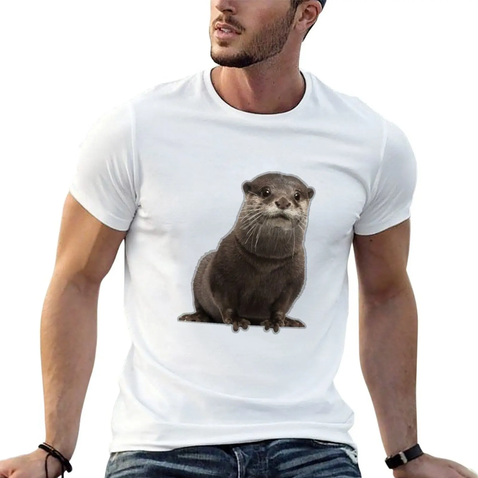 clawless otter Lovers T-Shirt mens graphic t shirts cotton tshirt 100% man t shirt cotton high quality T-Shirt