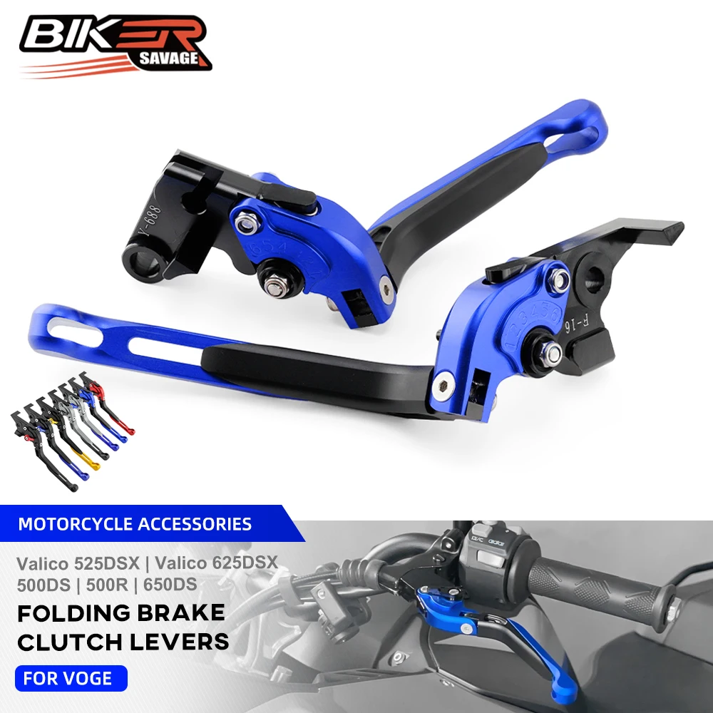 

For VOGE 500DS Valico 525 525DSX Folding Clutch Brake Levers 500DS/R 650DS 2025 Motorcycle Adjustable Extendable Brake Handles