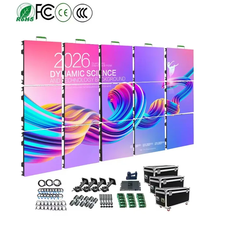 LED Display Screen Outdoor High-Definition P3.91 Module Size 250mmx250mm Waterproof IP65 for Events And Advertising