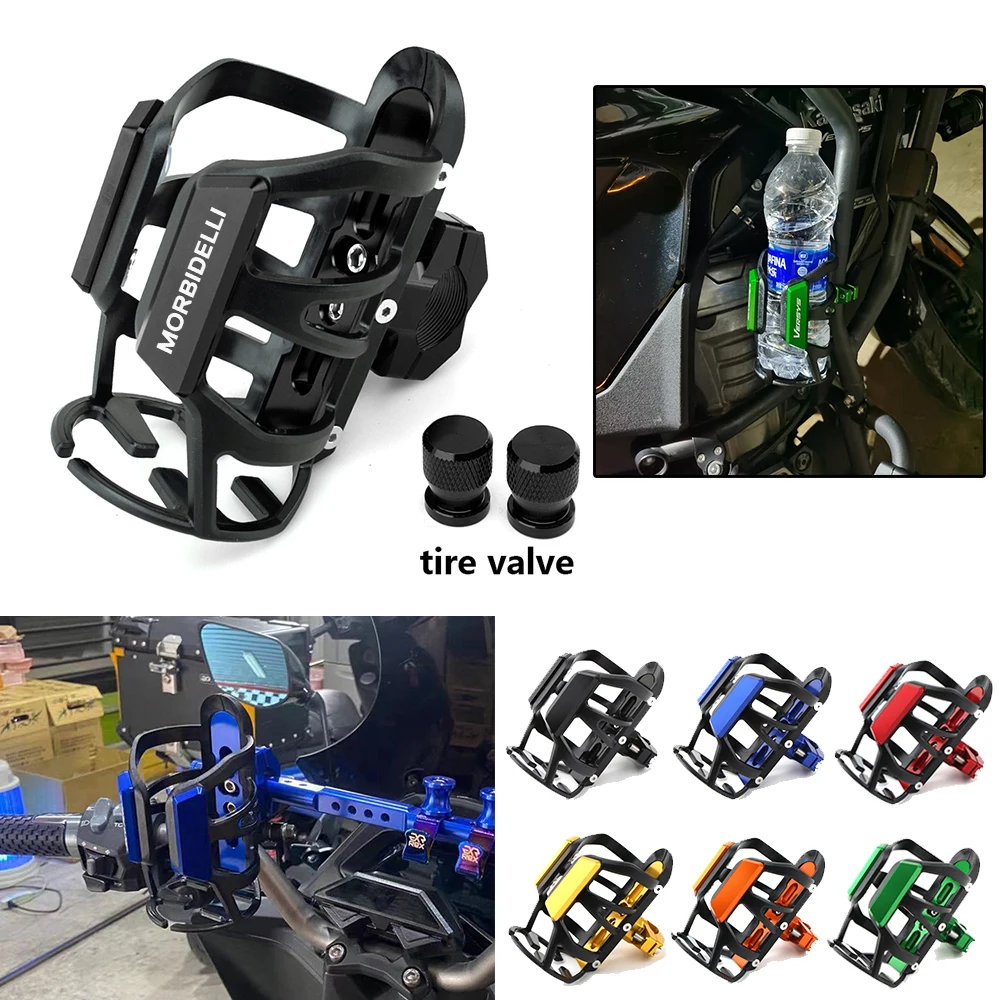 For Morbidelli T1002VX 2025 qjmoto Motorcycle General Accessories Beverage Water Bottle Cage Drink Cup Holder Mount With Logo