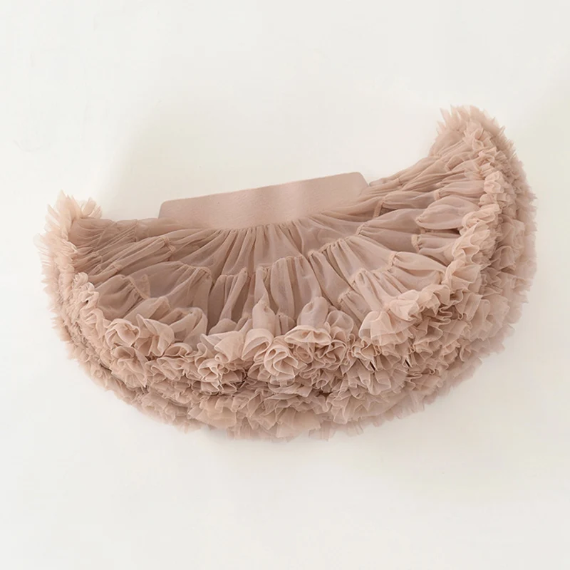 HOT Upgrade Kids Girls Tulle Skirt Baby Children Tutu Pettiskirt Skirt Children Fluffy Ballet Skirt Party Princess Girl Clothes
