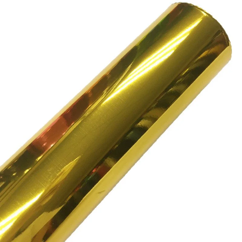 Premium Glossy Stretchable Chrome Mirror Gold Vinyl Wrap Self Adhesive Car Sticker Wrapping