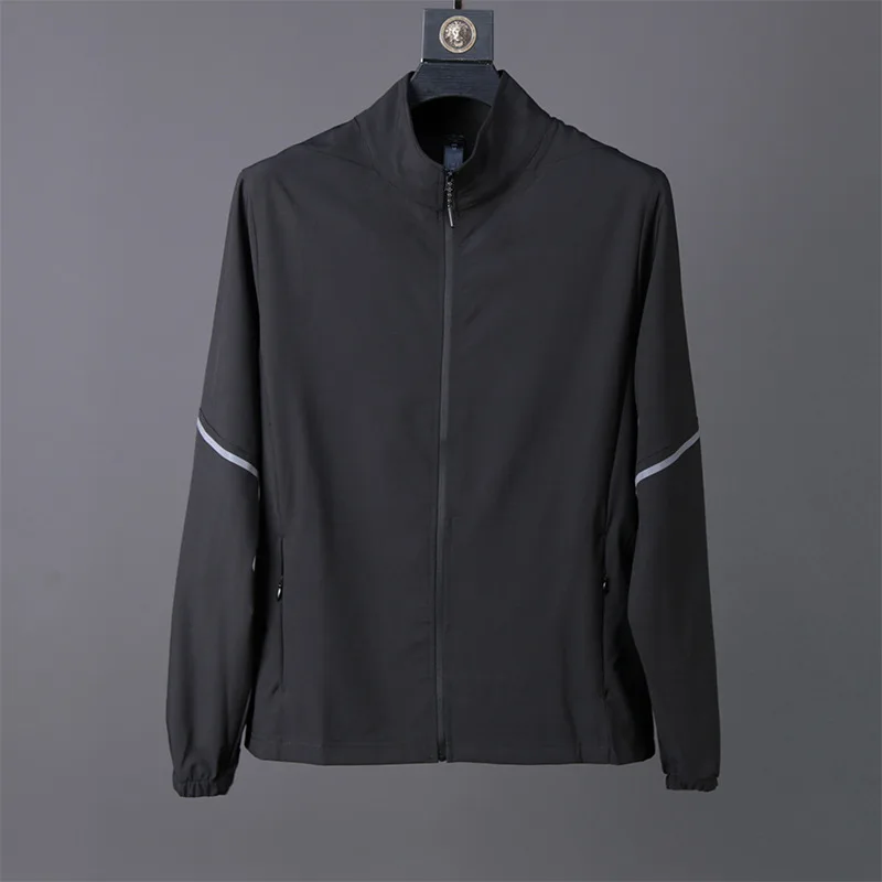 Stand-up collar jacket casual windproof outdoor thin coat men clothing