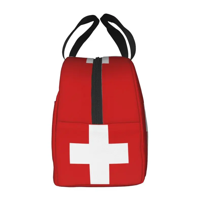 Fiambrera térmica de primeros auxilios para mujer, fiambrera aislante para medicina de emergencia, bolsa de almuerzo térmica, contenedor de alimentos, bolsas de mano