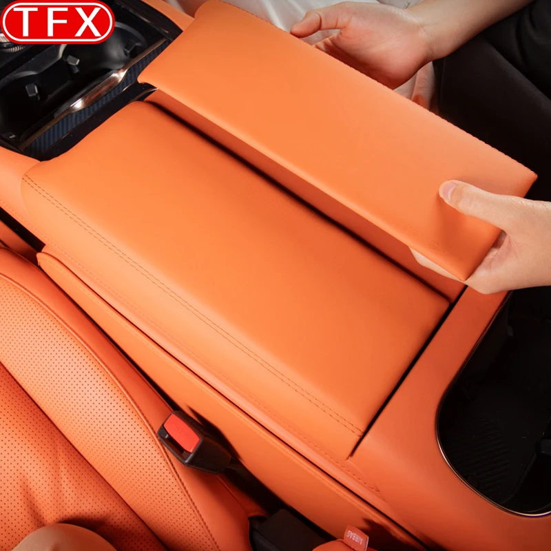 For Lynk&co 900 2025 Car Styling Armrest Box Cover Interior Center Console Armrest Protective Cover Modification Accessories