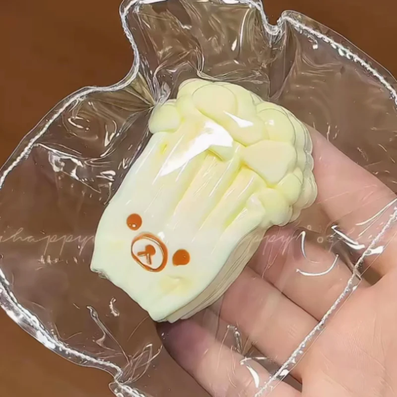 Juguete Blandito de Postre Taba, Serie Comida, Juguetes Sensoriales, Waffle, Pastel, Mochi, ASMR, Juguetes Antiestrés para Adultos, Regalos