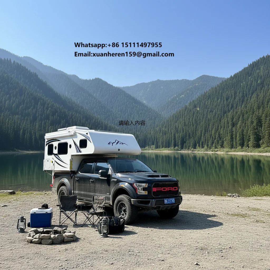 Pickup Truck Camper  for Outdoor Camping & Sleeps 4 People