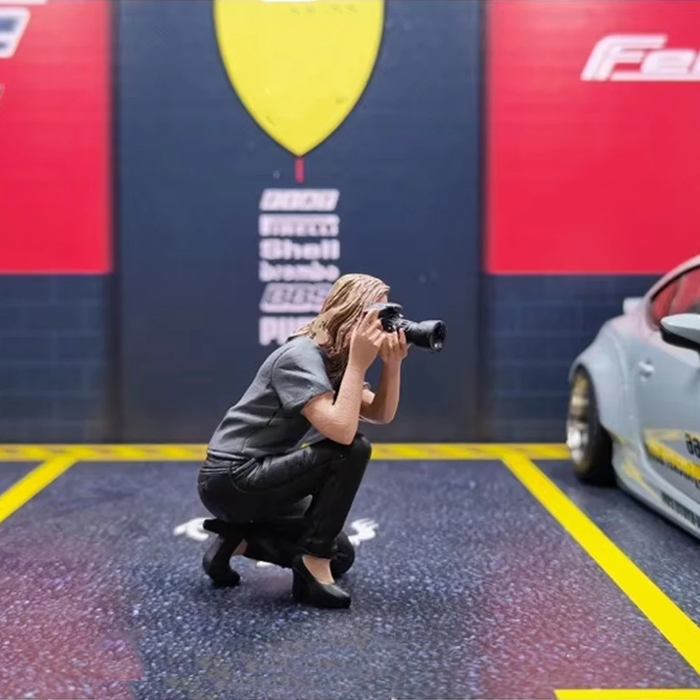 Figurine Diorama 1/18, modèle de voiture, Garage, atelier, photographie, modèles de scène pour fille et garçon