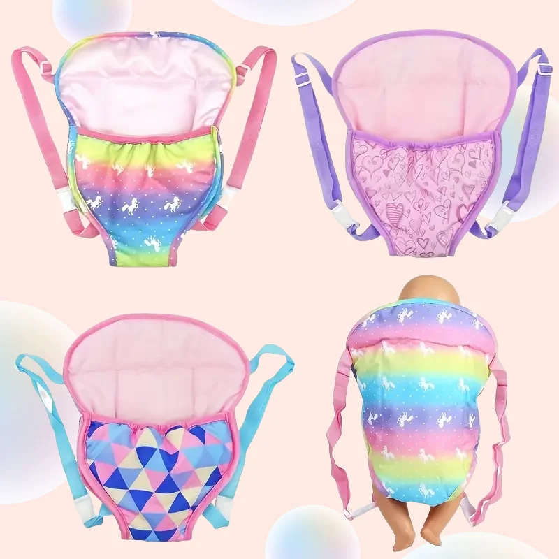 2021 nuova bambola zaino mini borsa per il trasporto vestito accessorio per bambini adatto bambole da 18 pollici regalo di compleanno della ragazza americana borsa per bambole BJD