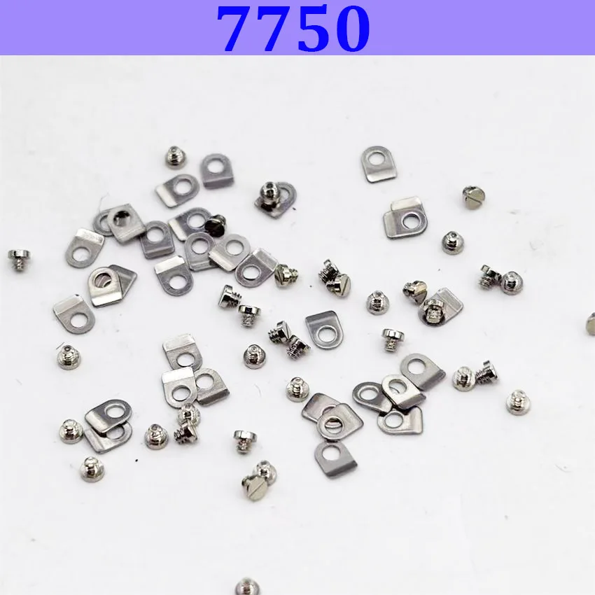 10 Pairs Fixed Machine Screws with Locking Plate for 7750 Mechanical Movement Watch Repair Accessories
