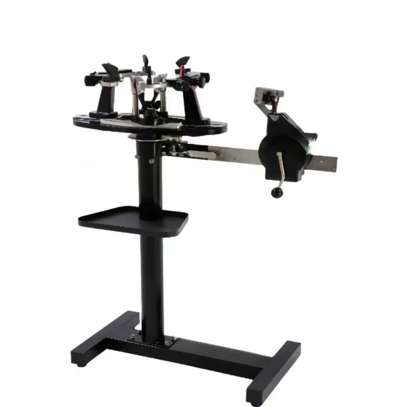 Hand-cranked vertical wire pulling machine Badminton racket Tennis racket Dual-purpose threading and winding machine