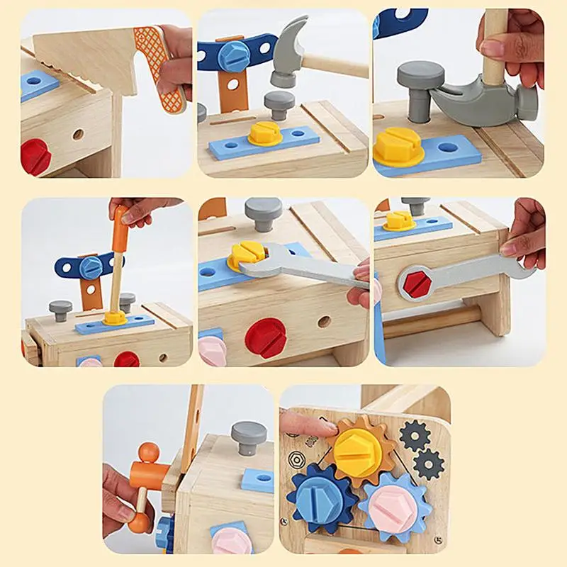 Kids Screw Nut Toy Hands-on Ability Training Early Education Toy Nut Disassembly And Assembly Learning Sensory Bin Building