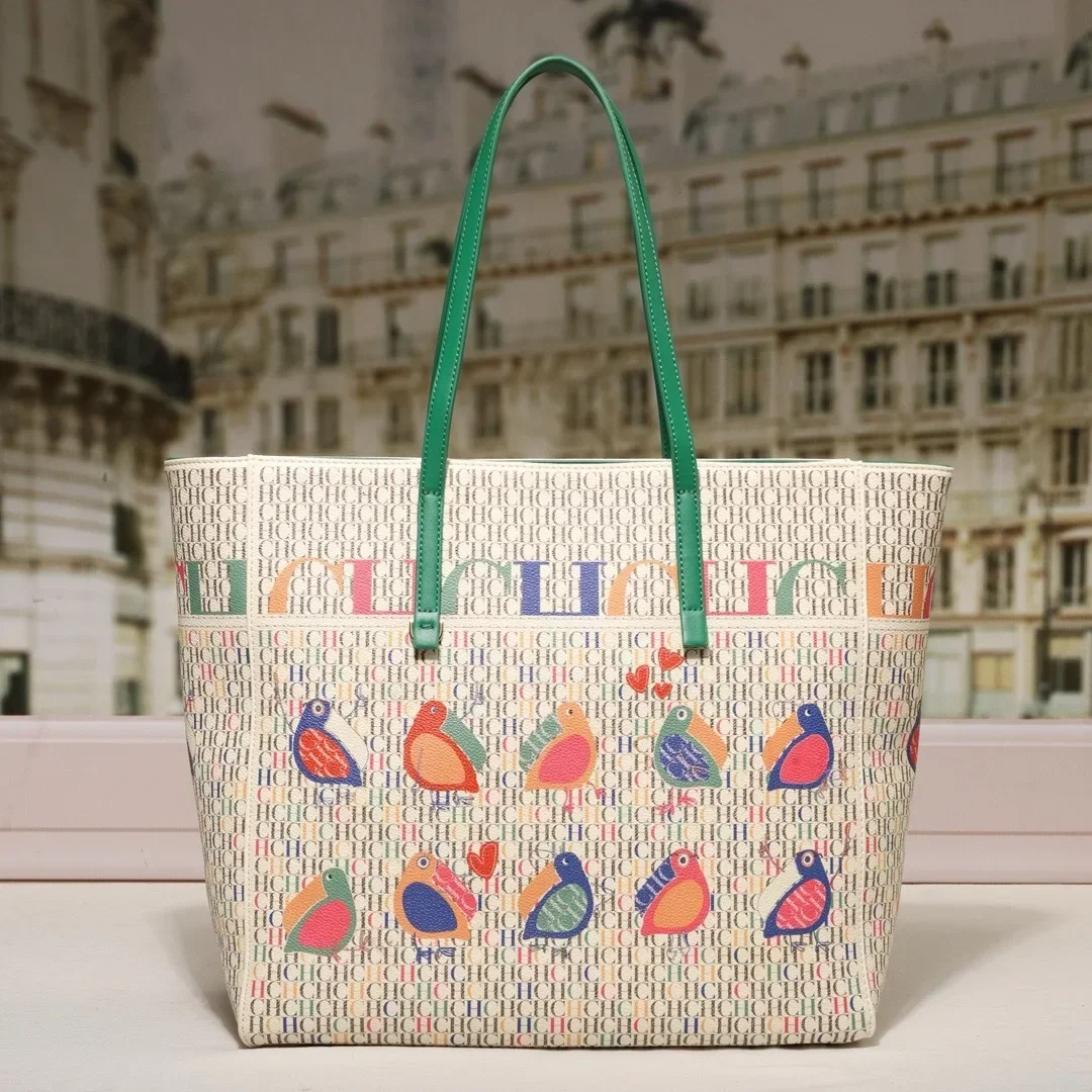 

Модная роскошная уникальная кожаная большая сумка с модным буквенным логотипом, лучше всего подходит для женских покупателей