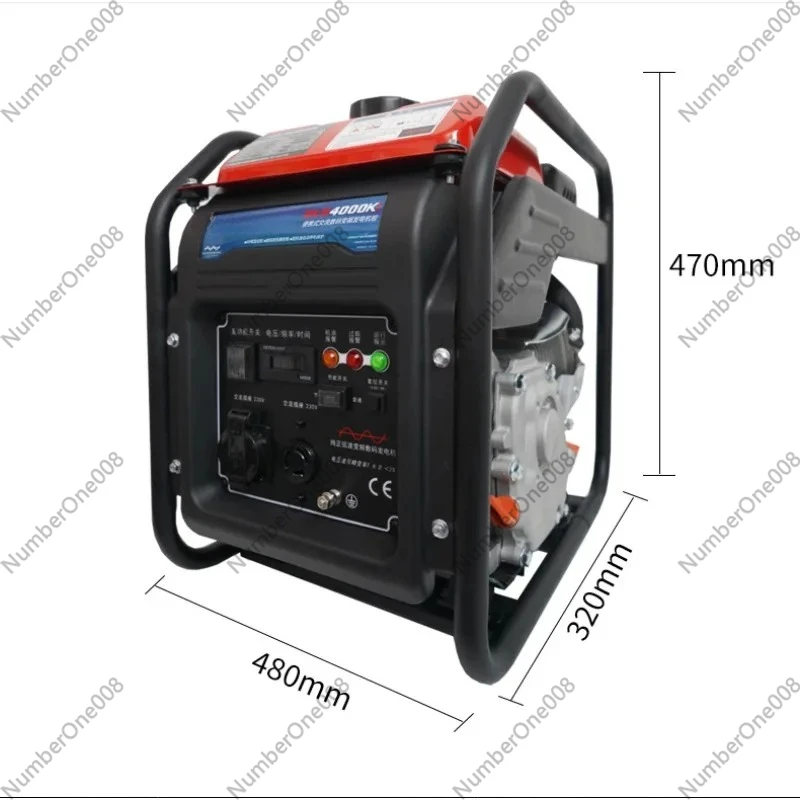 

Портативный генератор для дома 220В, малогабаритный, с частотным преобразованием, 3-6 кВт, низкий уровень шума, для кемпинга и строительства, высокомощный