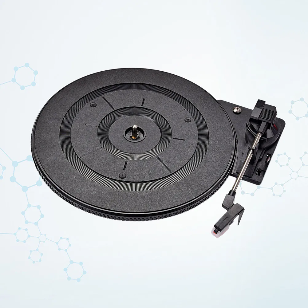 Vintage Vinyl Record Player Turntable Portable Replacement Stylus Built-in Preamp Adjustable Counterweight Audio Video view 4