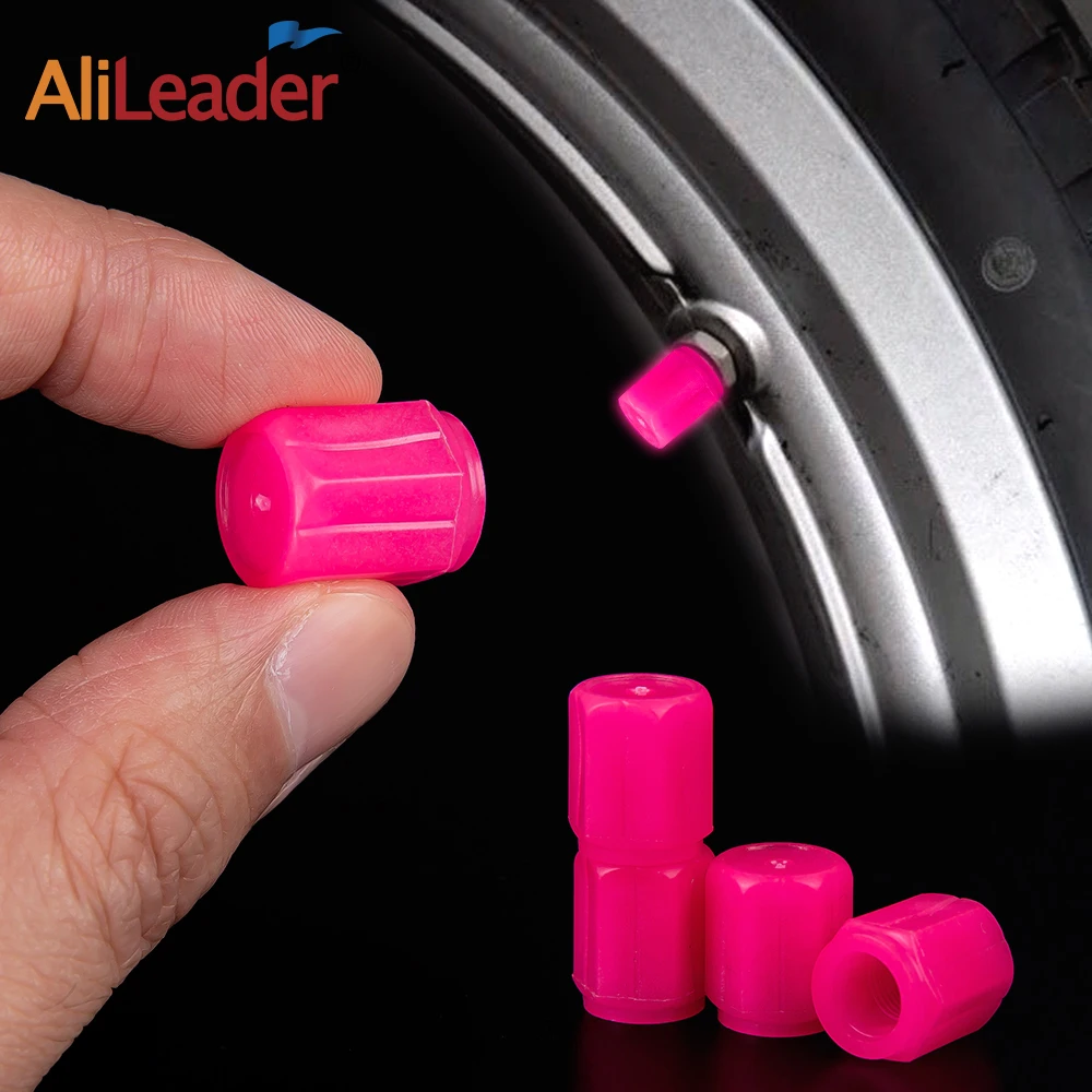 Cheap Luminous Car Tire Valve Caps Fluorescent Night Glowing Motorcycle Bicycle Bike Wheel Tyre Hub Valve Cap Decor 1/4/8Pcs