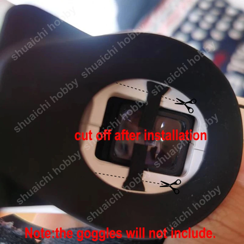 1Pair Silicone Eye Cup Comfortable DOM HD3 HDO ATT Cover Goggles Blinder Patch for Fatshark Glasses FPV RC Drone Toys Parts