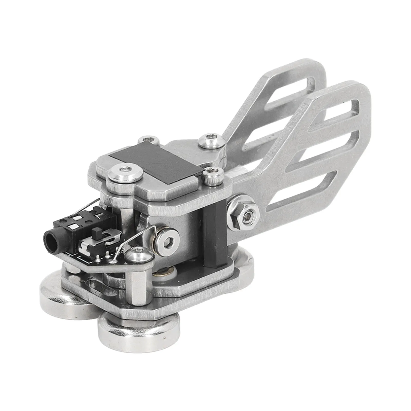 Automatic Morse Code Transmitter Key Mini CW Key Double Paddle Telegraph Key Stainless Steel
