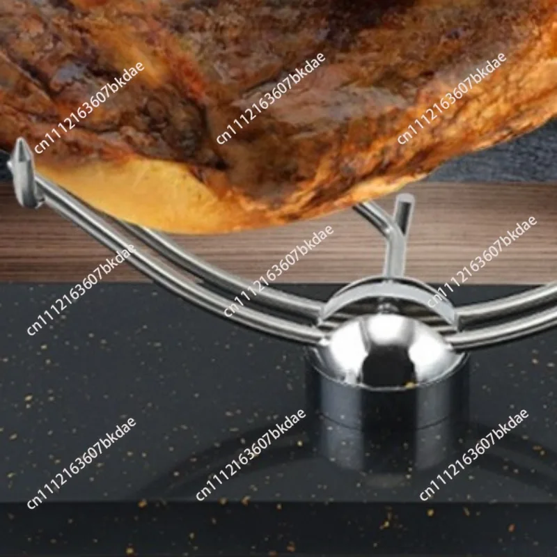 Spain 5J Ham Holder Rack Stand Display Shelf Stainless Steel High Quality Marble 360 Degree Rotation Tool Gift