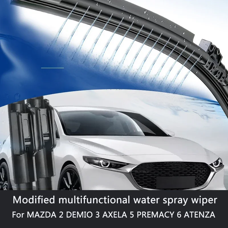 For MAZDA 2 DEMIO 3 AXELA 5 PREMACY 6 ATENZA Car Modify Windshield Water Spray Wiper Wet Arm Cleaning Wiper Exterior Accessory