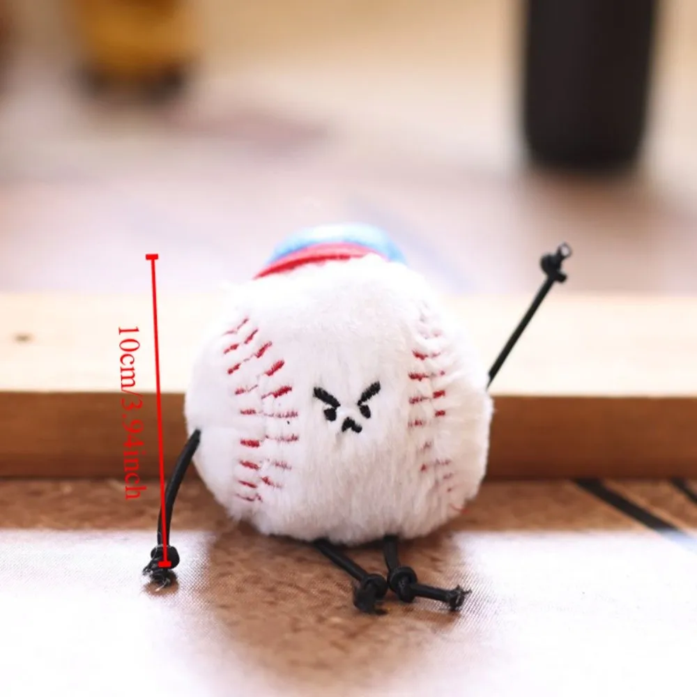 Nuovo ciondolo da basket da baseball rugby Portachiavi sorridente carino Espressione divertente creativa Ciondolo tipo palla Regali di compleanno