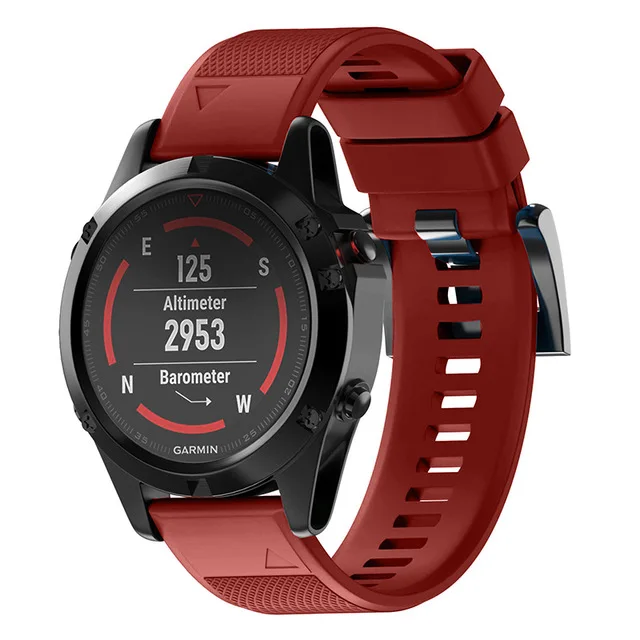 Weiche Silikonbänder für Garmin Forerunner 945/935 Fenix 3/3HR/5/5S/5Plus/6/6X/6Pro Armband 20mm 22mm 26mm Armbänder Armband