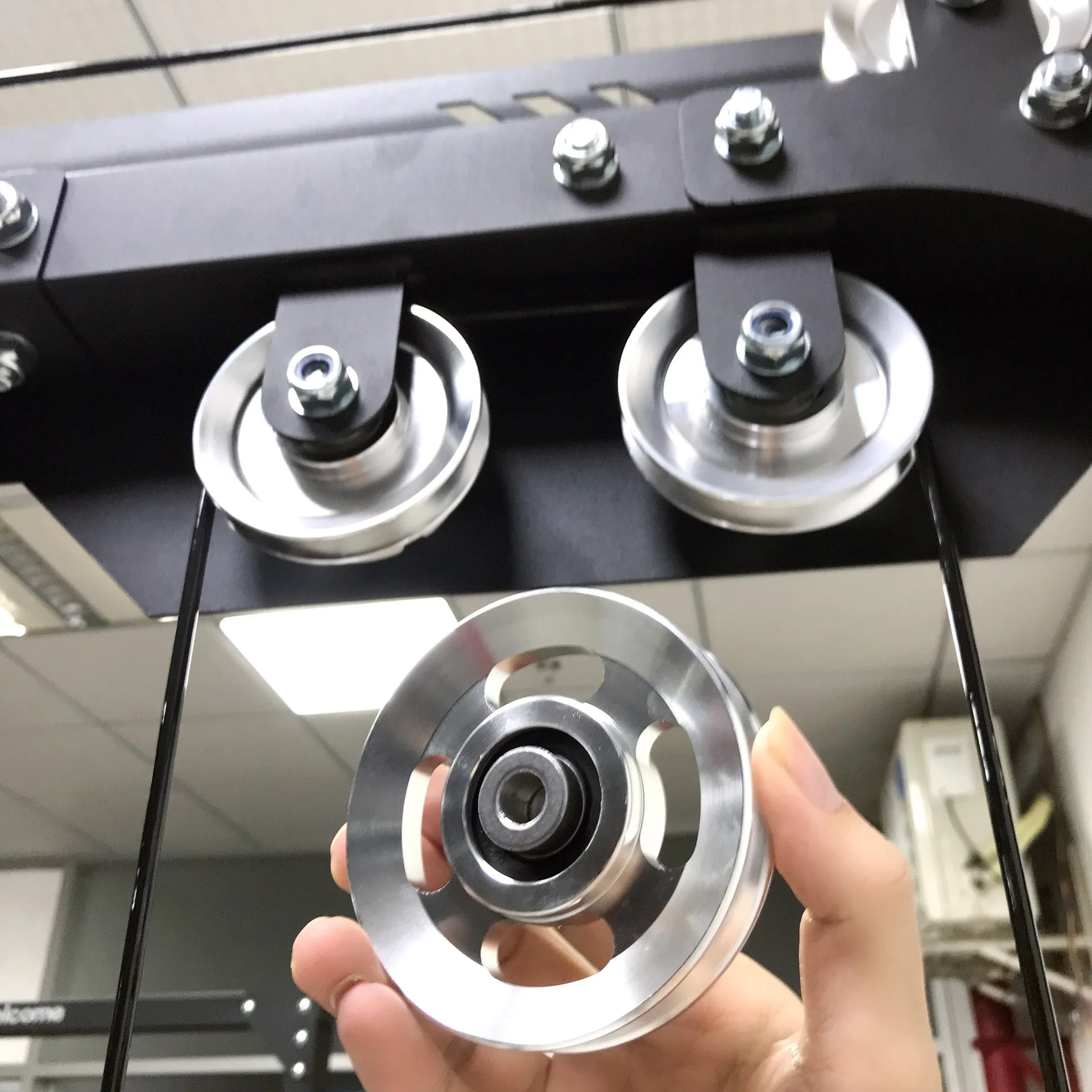 Home Gym Diy Pulley System - Cichy, nierdzewny system bloczkowy ze stalowym