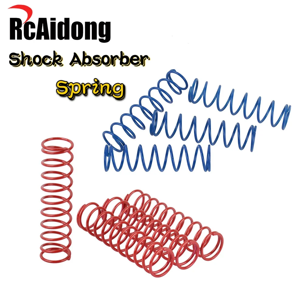 RcAidong 4pcs Shock Absorber Accessories Spring for 1/10 Crawler Wraith Traxxas TRX4 SCX10D90 D110 TRX6 RC Car Upgrade