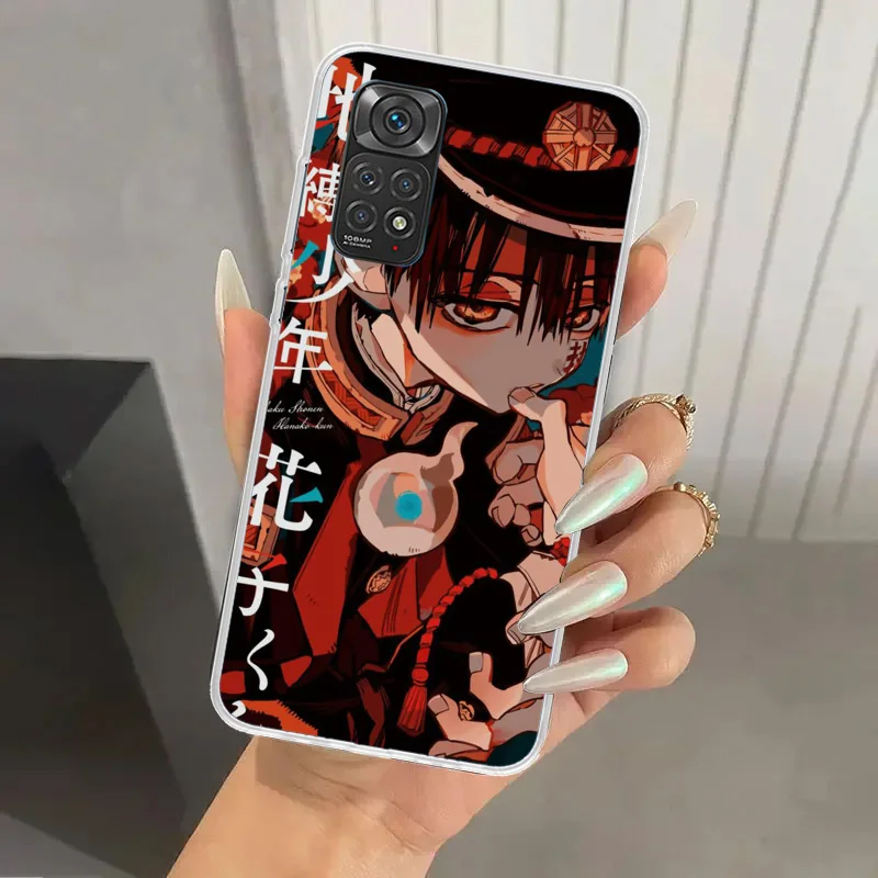 Toilet Bound Hanako Kun Anime Phone Case for Xiaomi Redmi Note 13 12S 12 11S 11 11T 11E 10S 9 Pro Plus 8 8T 9T 7 Soft Funda Prin